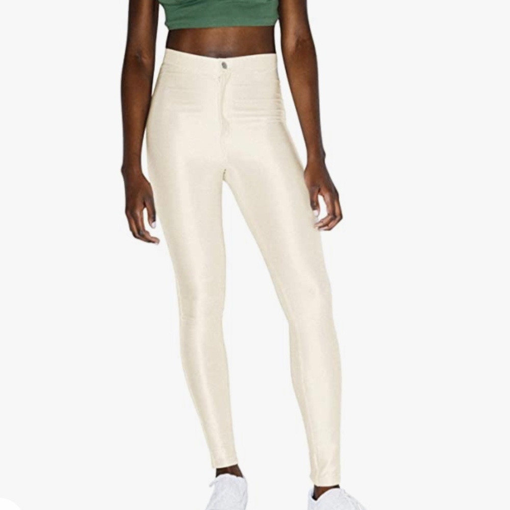 American Apparel White Disco Pants